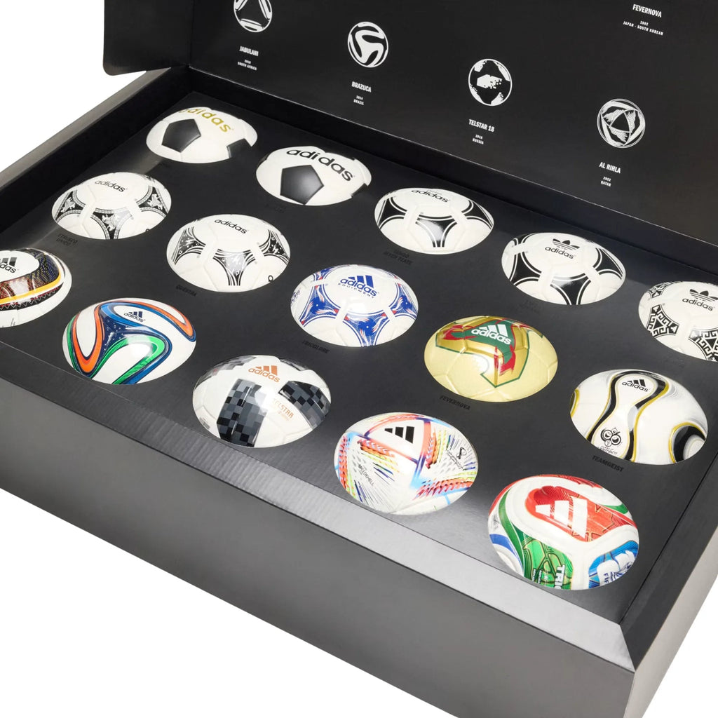 Adidas FIFA 1970-2026 World Cup Historical Mini Soccer Ball Set - Size 1 product image 3, provided for visual reference and