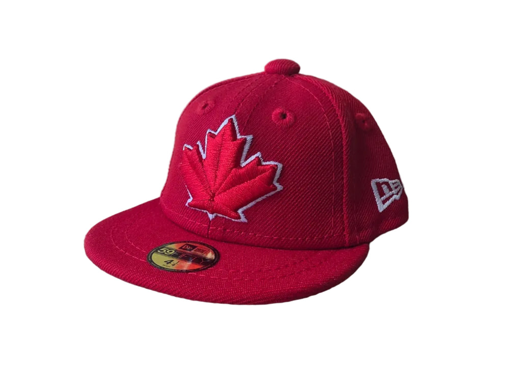 Toronto Blue Jays MLB New Era Red Authentic Collection Mini 59FIFTY Fitted Cap product image 1, provided for visual