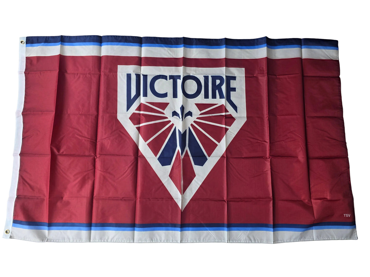 Montreal Victoire PWHL TSV 3'x5' Team Wall Flag product image 1, provided for visual reference and product detail review
