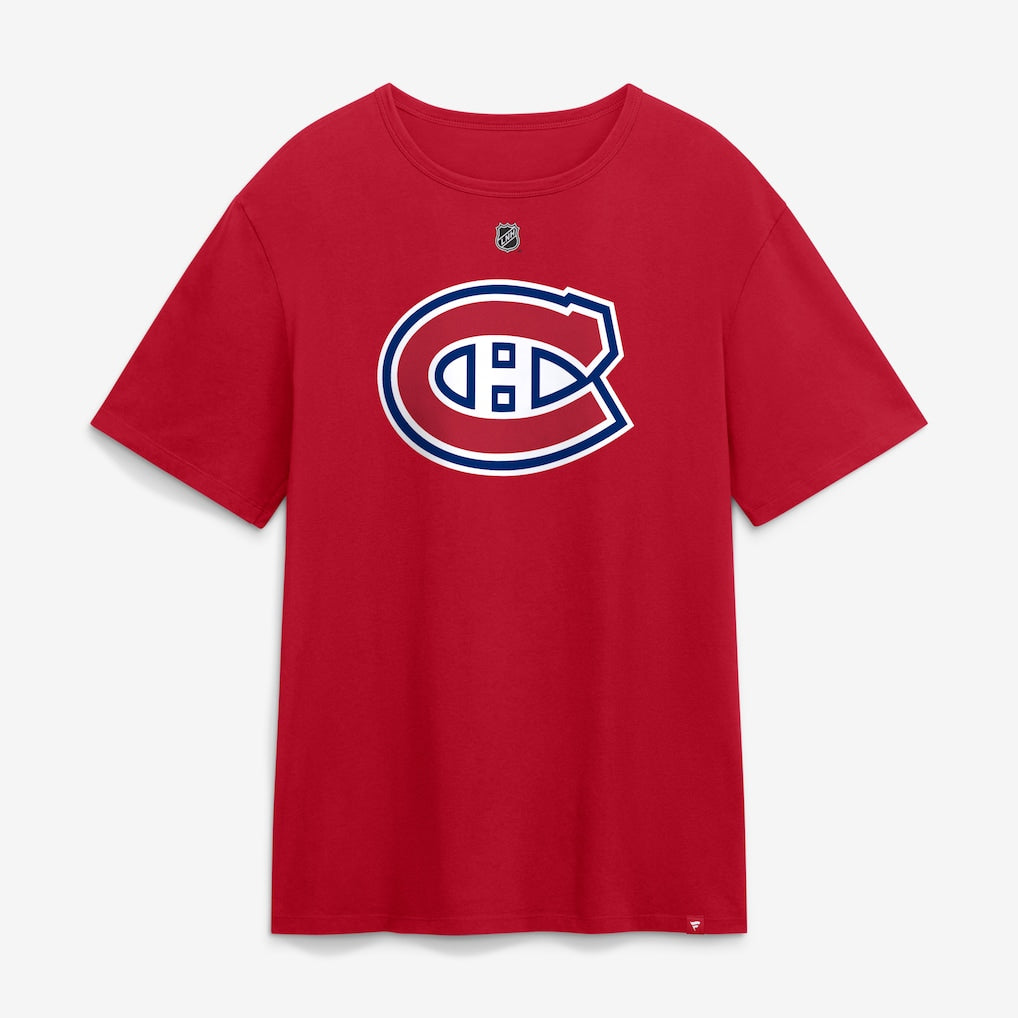 Jakub Dobes Montreal Canadiens NHL Fanatics Branded Men Red Authentic T Shirt product image 3, provided for visual reference