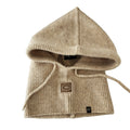Montreal Canadiens NHL 47 Brand Women Beige Mellow Knit Hood Hat product image 1, provided for visual reference and product