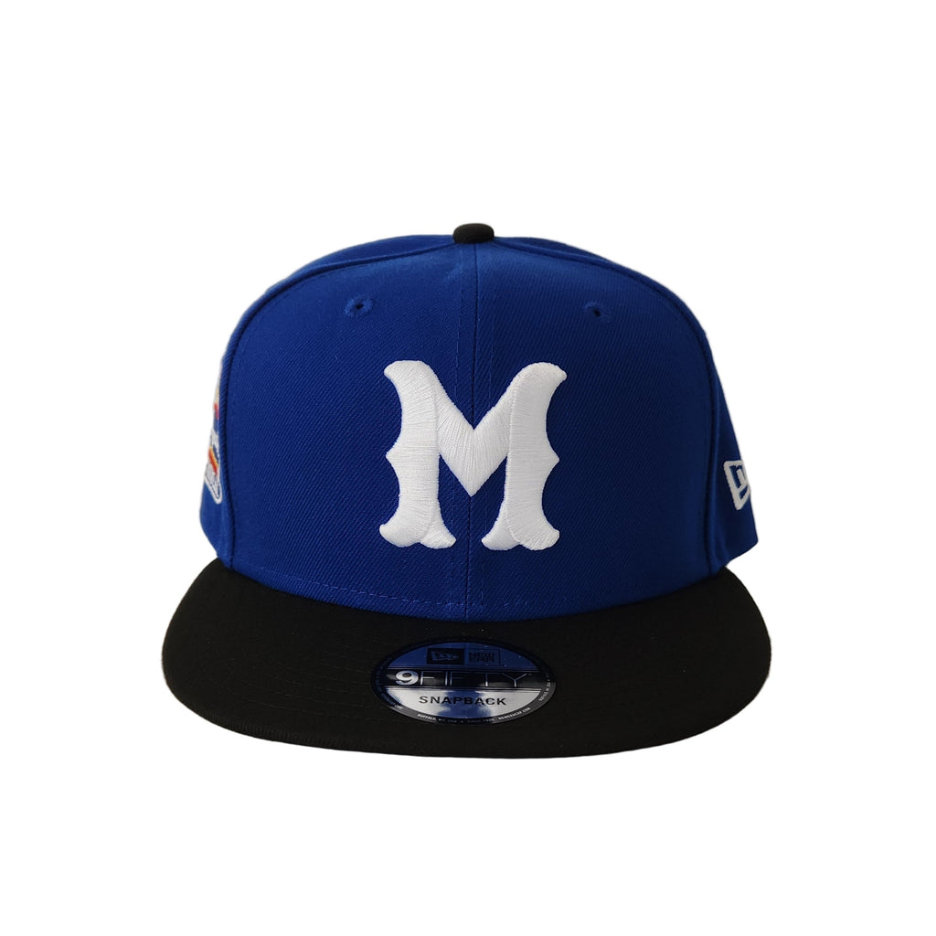 Montreal Royals MiLB New Era Men Royal Blue/Black 9Fifty Snapback product image 2, provided for visual reference and product