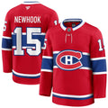Alex Newhook Montreal Canadiens NHL Fanatics Branded Men Red Pro-Stitched Premium Jersey product image 1, provided for