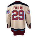 Marie-Philip Poulin Montreal Victoire PWHL Bauer Unisex Beige Away Replica Pro-Stitched Jersey product image 1, provided for