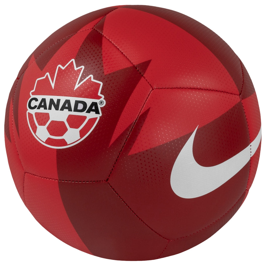 Canada Soccer Team FIFA Nike Red Pitch Soccer Ball product image 1, provided for visual reference and product detail review