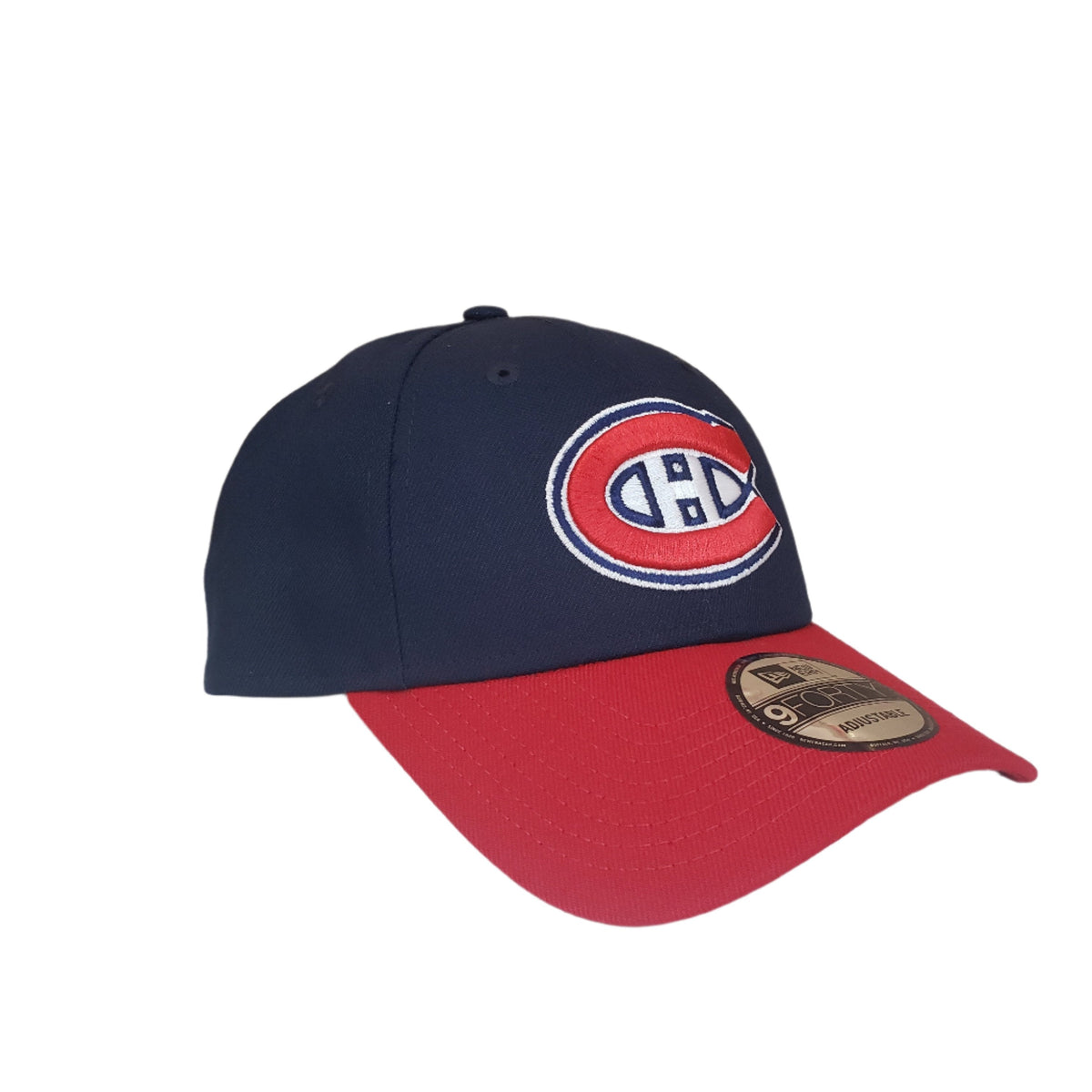 Montreal Canadiens NHL New Era Men Navy/Red 9Forty Two Tone Adjustable Hat product image 4, provided for visual reference