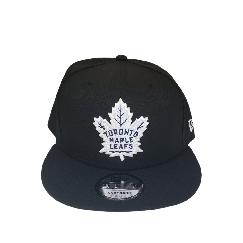 Toronto Maple Leafs NHL New Era Men Black 9Fifty Basic Snapback product image 3, provided for visual reference and product