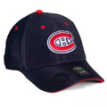 Montreal Canadiens NHL American Needle Men Navy E-Boss Stretch Fit Hat product image 1, provided for visual reference and