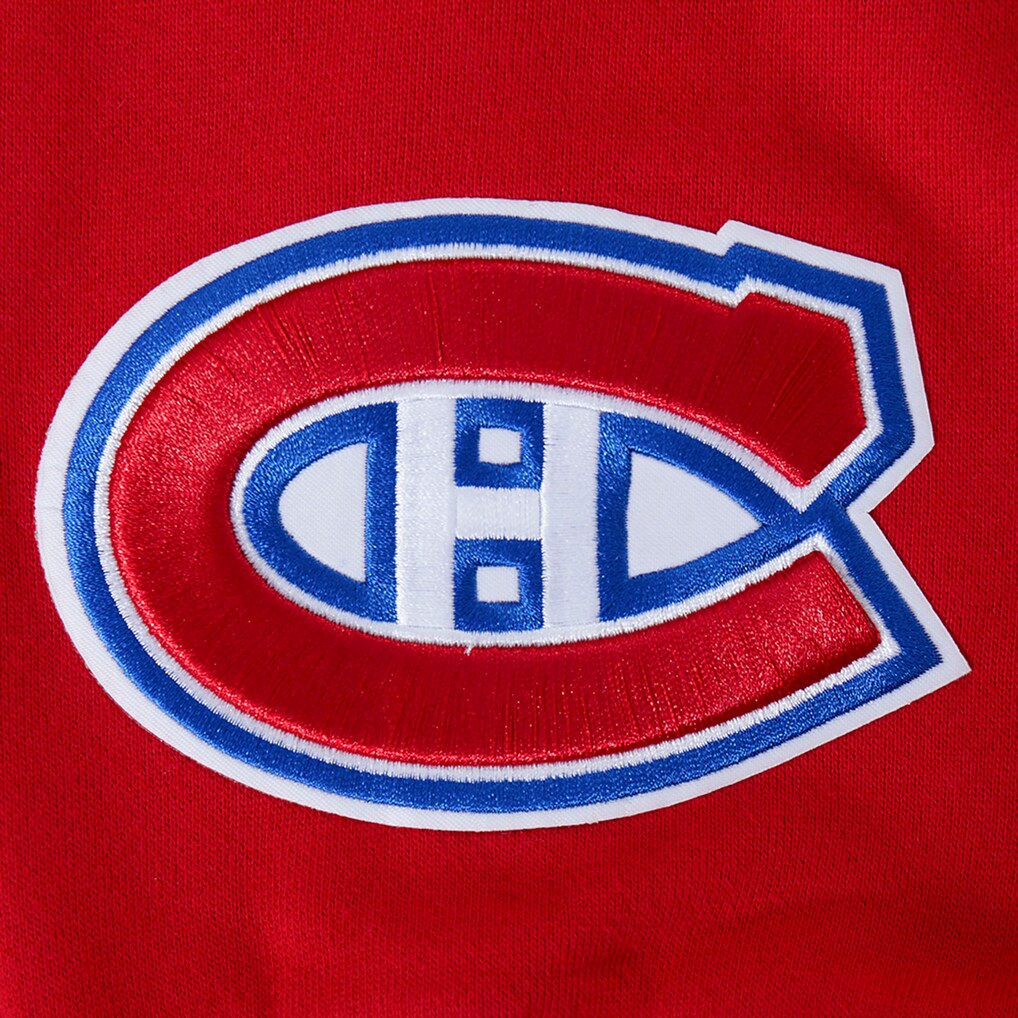 Montreal Canadiens NHL Pro Standard Men Red Wingspan Pullover Hoodie product image 8, provided for visual reference and