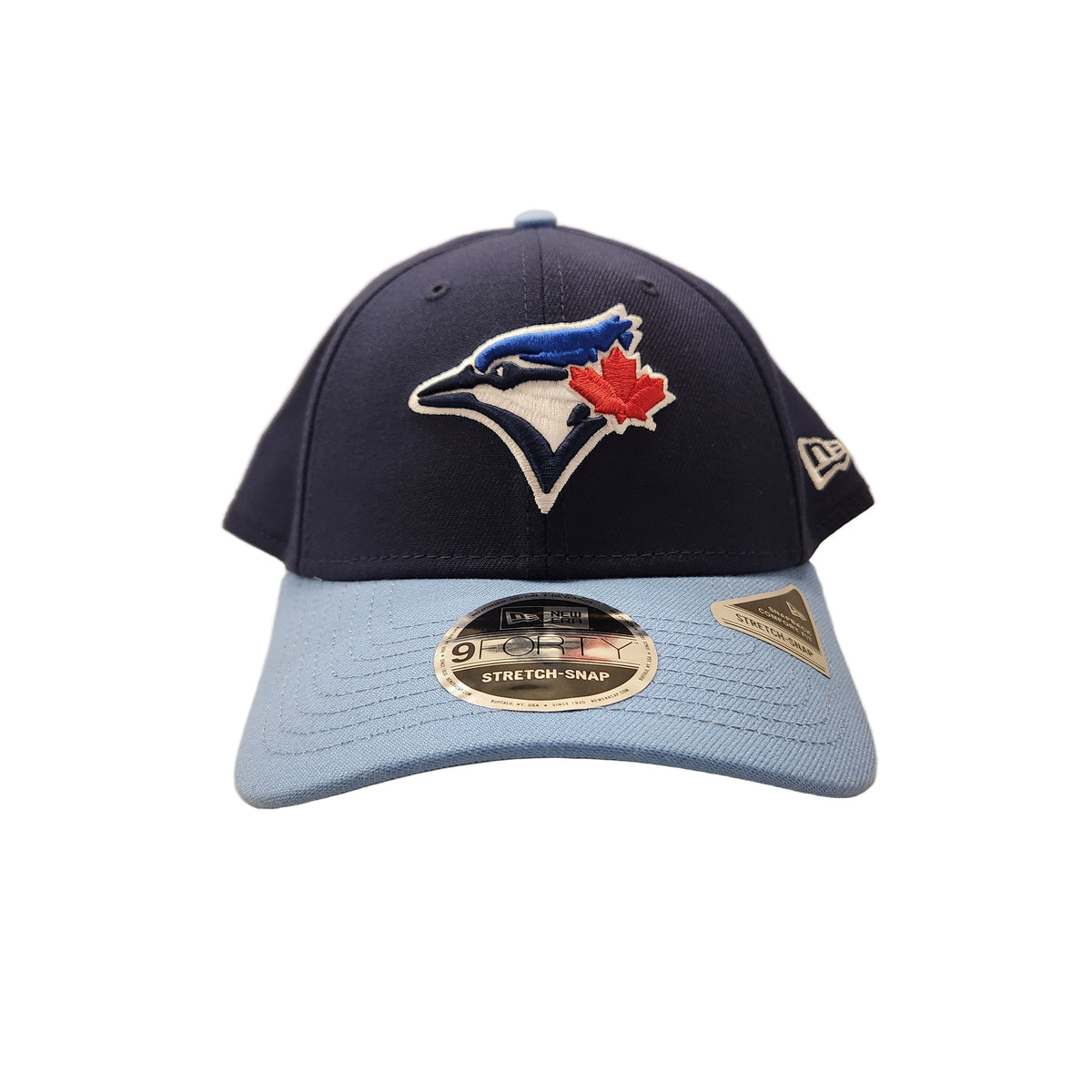 Toronto Blue Jays MLB New Era Men Navy/Royal 9Forty M-Crown Stretch Snapback product image 2, provided for visual reference