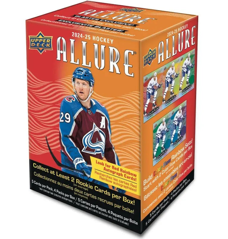 NHL Upper Deck 2024-2025 Allure® Hockey Cards Blaster Box product image 1, provided for visual reference and product detail