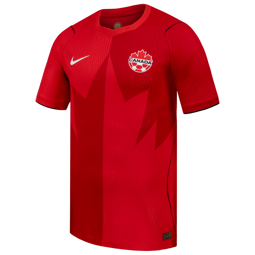 Canada Soccer FIFA Nike Men Red 2026 Home Match Authentic Jersey product image 1, provided for visual reference and product