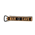 Boston Bruins NHL Man Cave 7 inch Super Steel Magnet Bottle Opener product image 1, provided for visual reference and