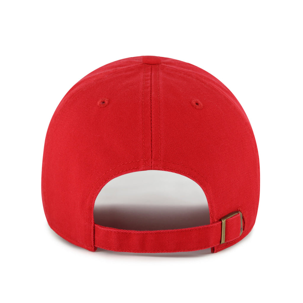 Hockey Canada IIHF 47 Brand Men Red 1976 Logo Clean Up Adjustable Hat product image 3, provided for visual reference and