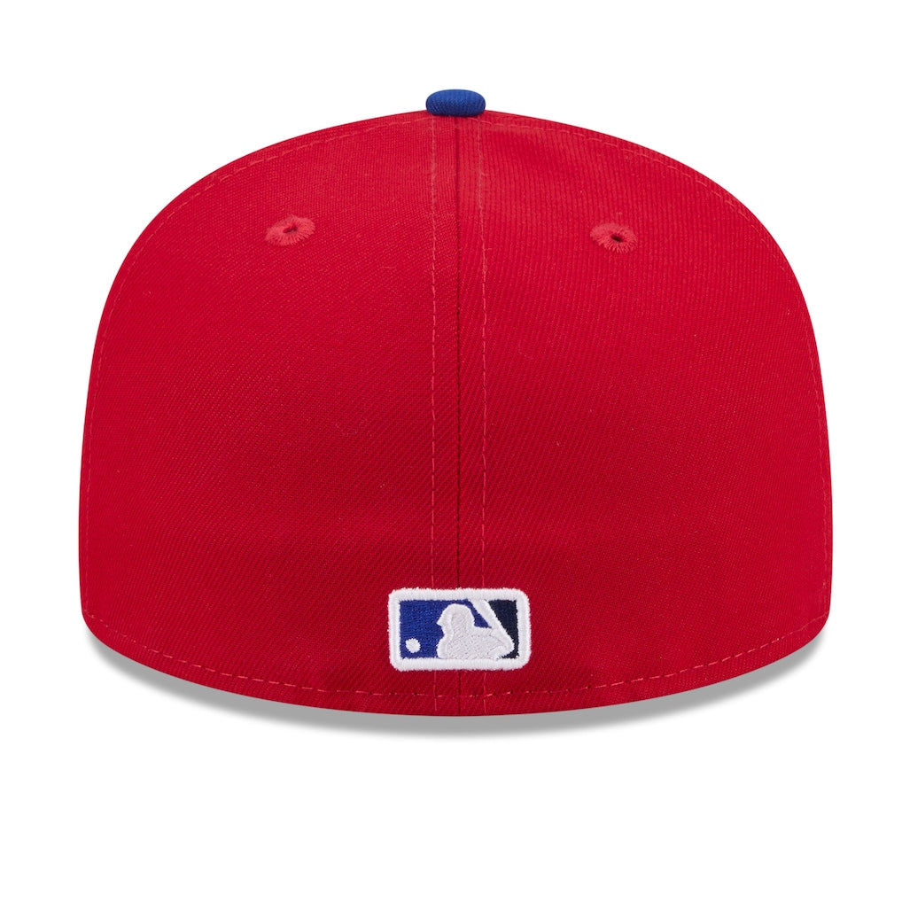 Toronto Blue Jays MLB New Era Men Red Royal 59Fifty 2026 Canada Day Side Patch Fitted Hat product image 2, provided for