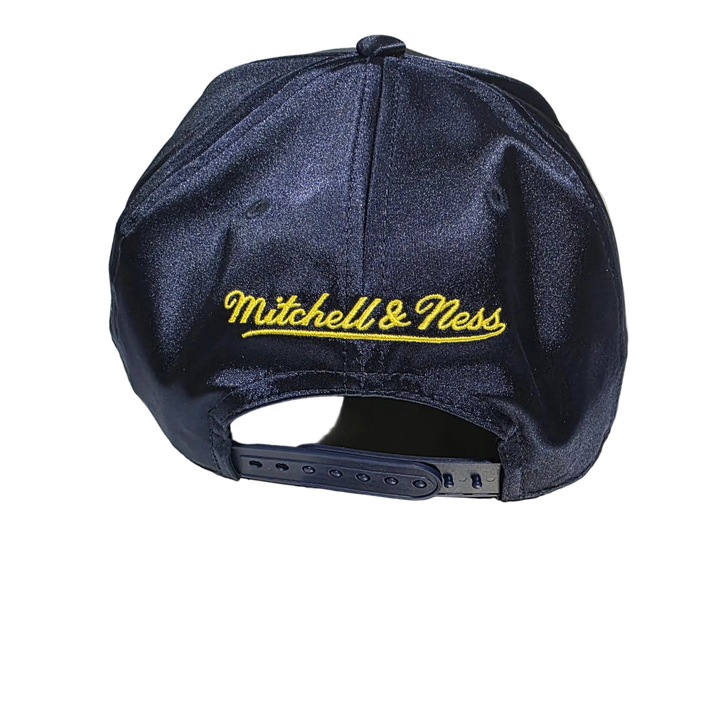 Montreal Canadiens Mitchell & Ness Men Navy Satin Goodyear Pro Pinch Fit Snapback product image 4, provided for visual
