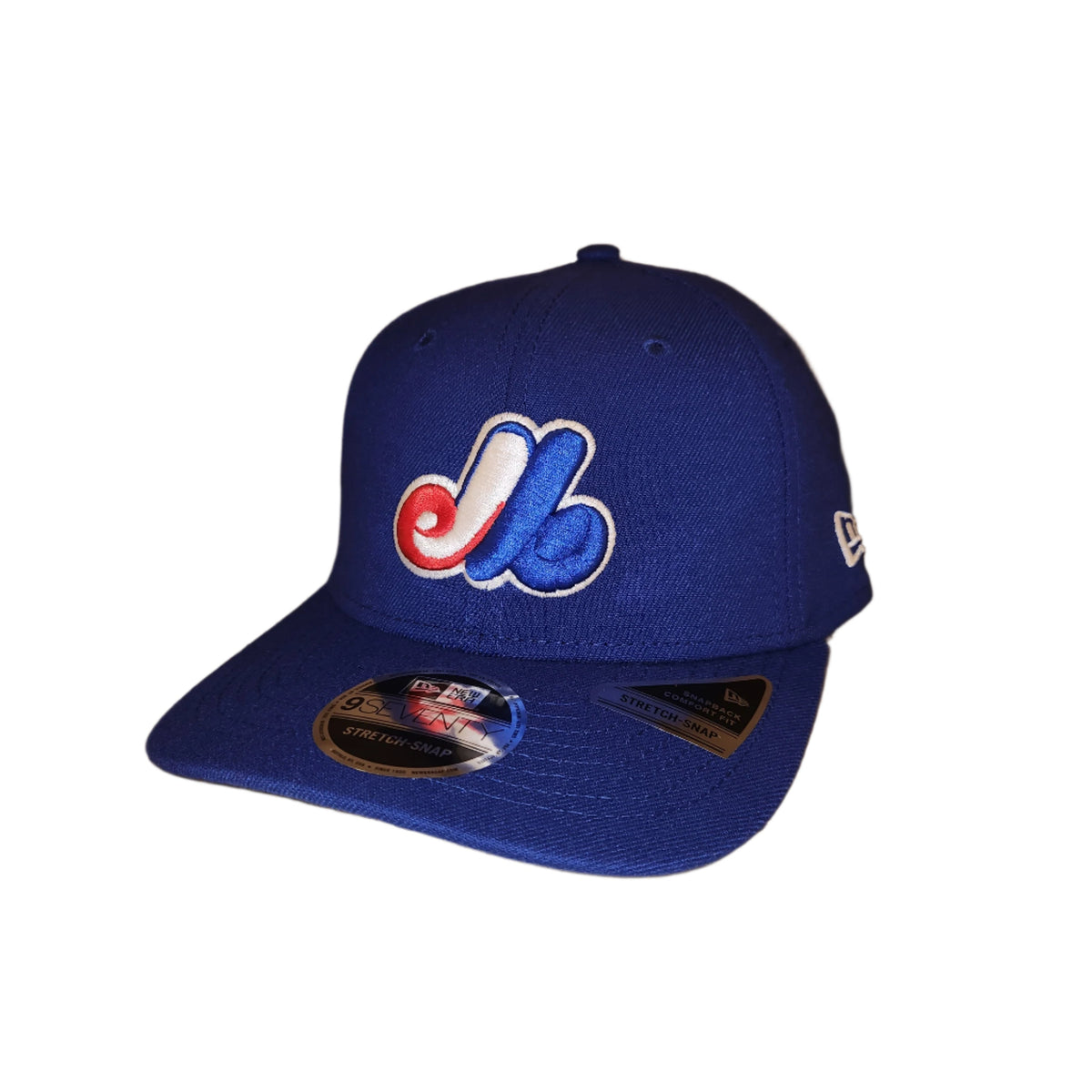Montreal Expos MLB New Era Men Navy 9Seventy Snapback Hat product image 1, provided for visual reference and product detail