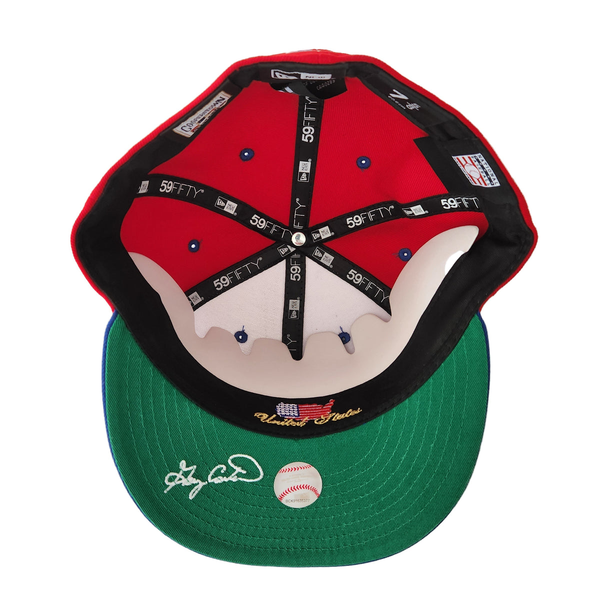 Gary Carter Montreal Expos MLB New Era Men Red 59Fifty Pre-Curved Hall Of Fame Fitted Hat product image 5, provided for