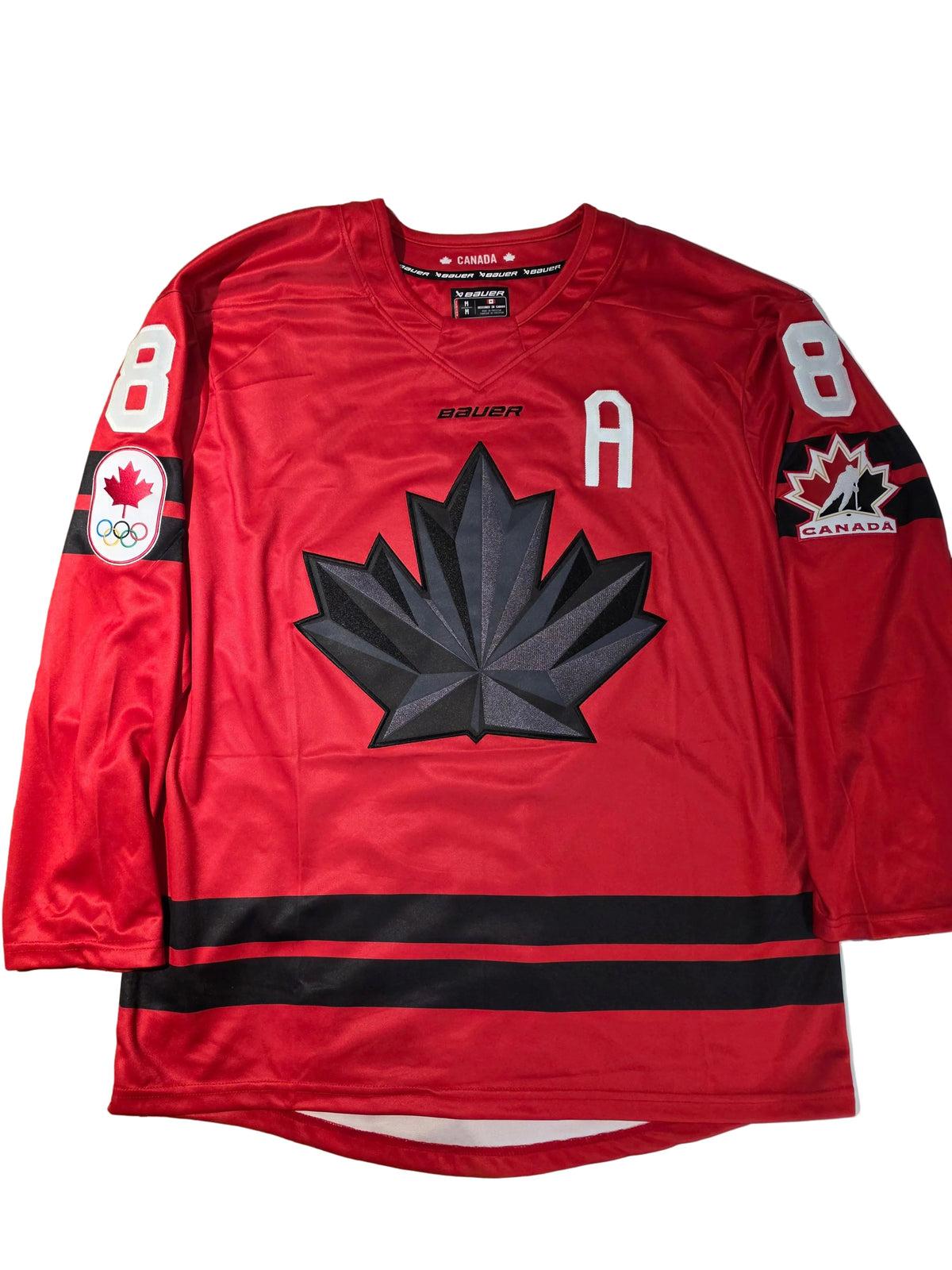 Cale Makar Hockey Canada IIHF Bauer Men Red 2026 Pro-Stitched Replica Jersey product image 2, provided for visual reference