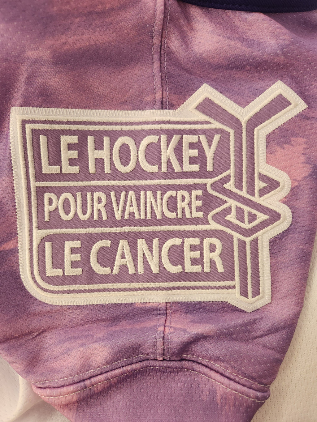 Montreal Canadiens NHL Fanatics Branded Men White Hockey Fights Cancer Practice Jersey product image 4, provided for visual