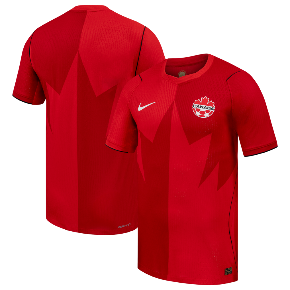 Canada Soccer FIFA Nike Men Red 2026 Home Match Authentic Jersey product image 3, provided for visual reference and product