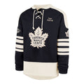 Toronto Maple Leafs NHL 47 Brand Men Navy Golden Age Sweep Check Eternal Lacer Crew Sweater product image 1, provided for