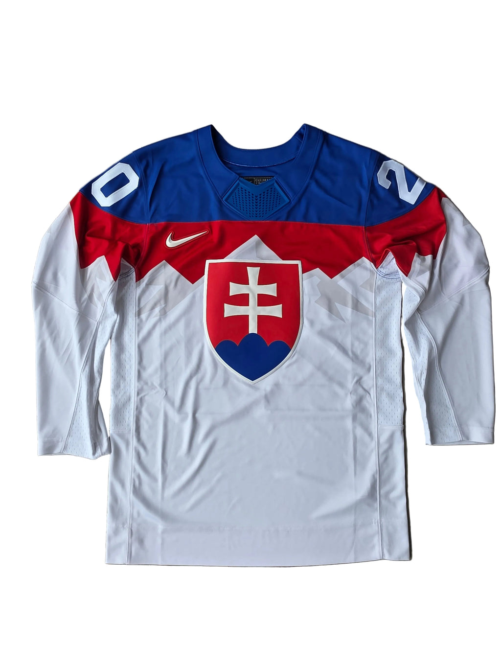 Juraj Slafkovský Slovakia Hockey IIHF Nike Men White 2026 Pro-Stitched Replica Jersey product image 2, provided for visual