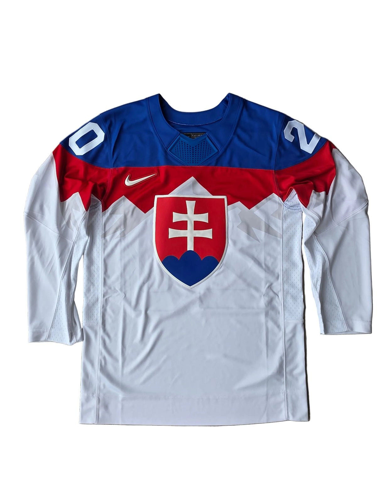Juraj Slafkovský Slovakia Hockey IIHF Nike Men White 2026 Pro-Stitched Replica Jersey product image 2, provided for visual