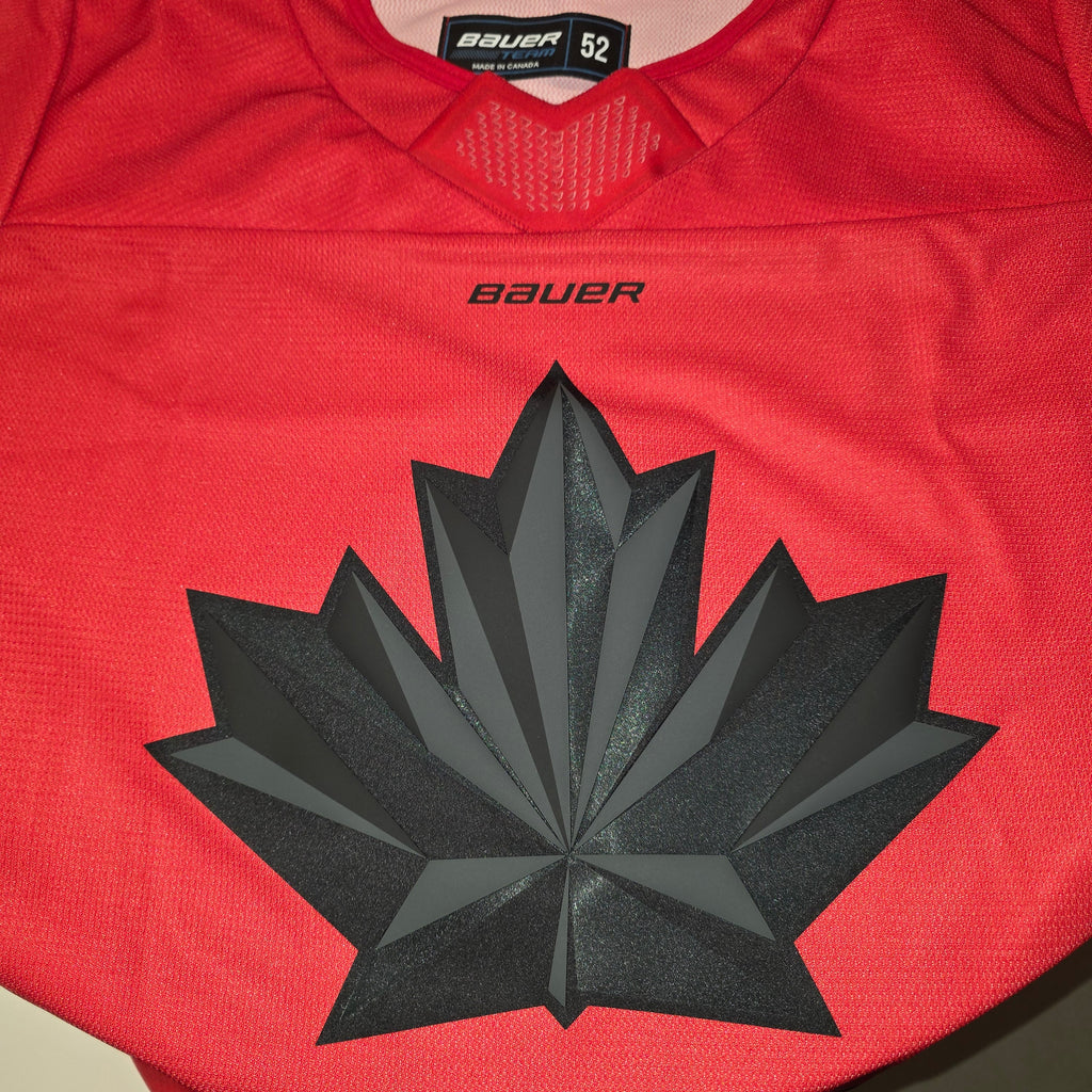 Hockey Canada IIHF Bauer Men Red 2026 Semi Pro Jersey product image 9, provided for visual reference and product detail