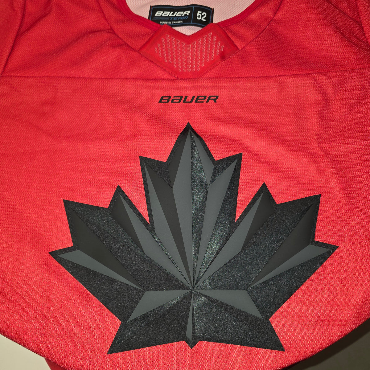 Hockey Canada IIHF Bauer Men Red 2026 Semi Pro Jersey product image 9, provided for visual reference and product detail