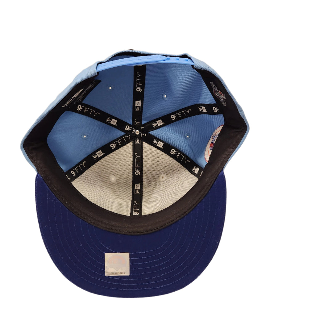 Buffalo Bisons MiLB New Era Men White/Light Blue 9Fifty Wordmark Snapback product image 5, provided for visual reference and