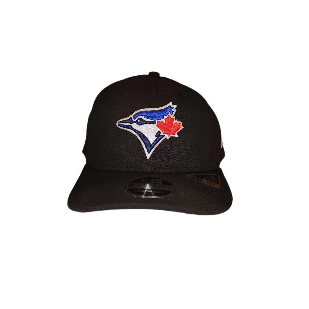 Toronto Blue Jays MLB New Era Men Black 9Seventy Snapback Hat product image 2, provided for visual reference and product