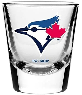 Toronto Blue Jays MLB TSV 2oz Round Shot Glass product image 1, provided for visual reference and product detail review