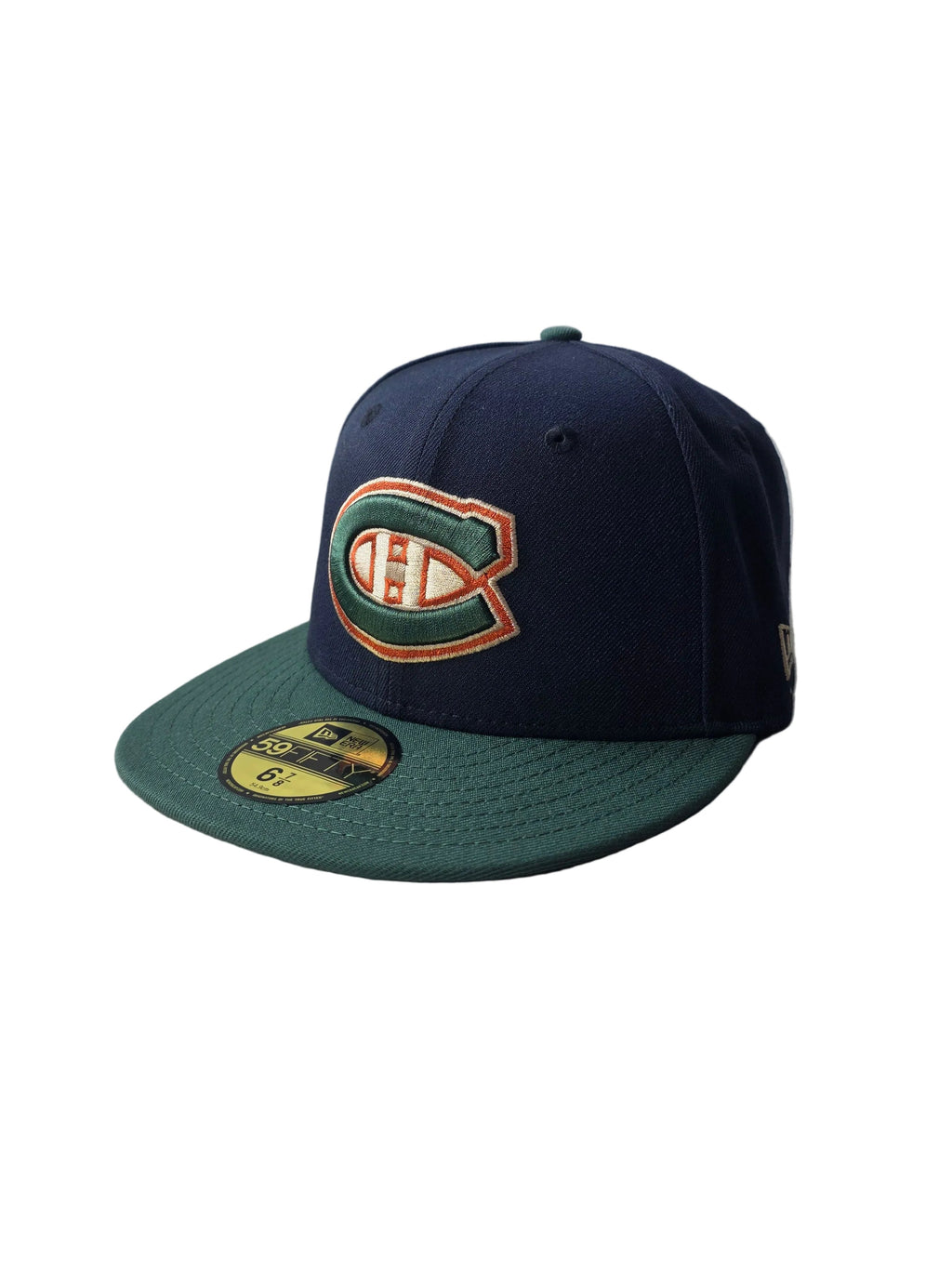 Montreal Canadiens NHL New Era Men Navy/Green 59Fifty 2009 All Star Game Fitted Hat product image 1, provided for visual