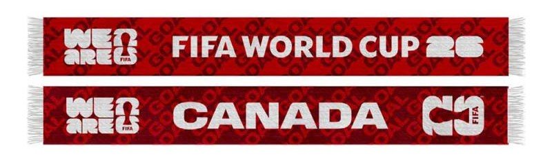 FiFA Licensed Red 2026 World Cup Scarf product image 2, provided for visual reference and product detail review