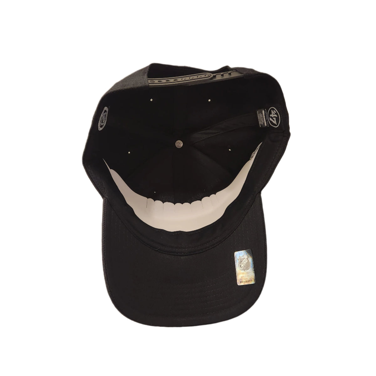 Montreal Canadiens NHL 47 Brand Men Black White MVP Sure Shot Snapback product image 4, provided for visual reference and