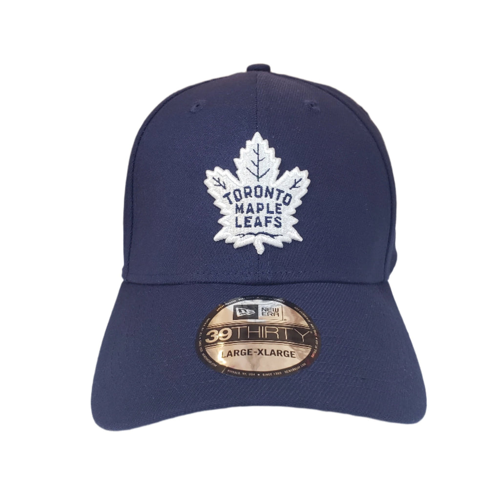 Toronto Maple Leafs NHL New Era Men Navy 39Thirty Team Classic Stretch Fit Hat product image 2, provided for visual