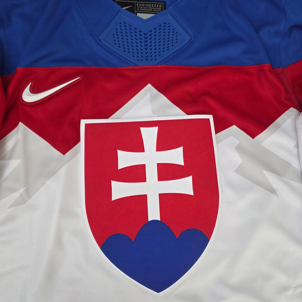 Slovakia Hockey IIHF Nike Men White 2026 Replica Jersey product image 5, provided for visual reference and product detail