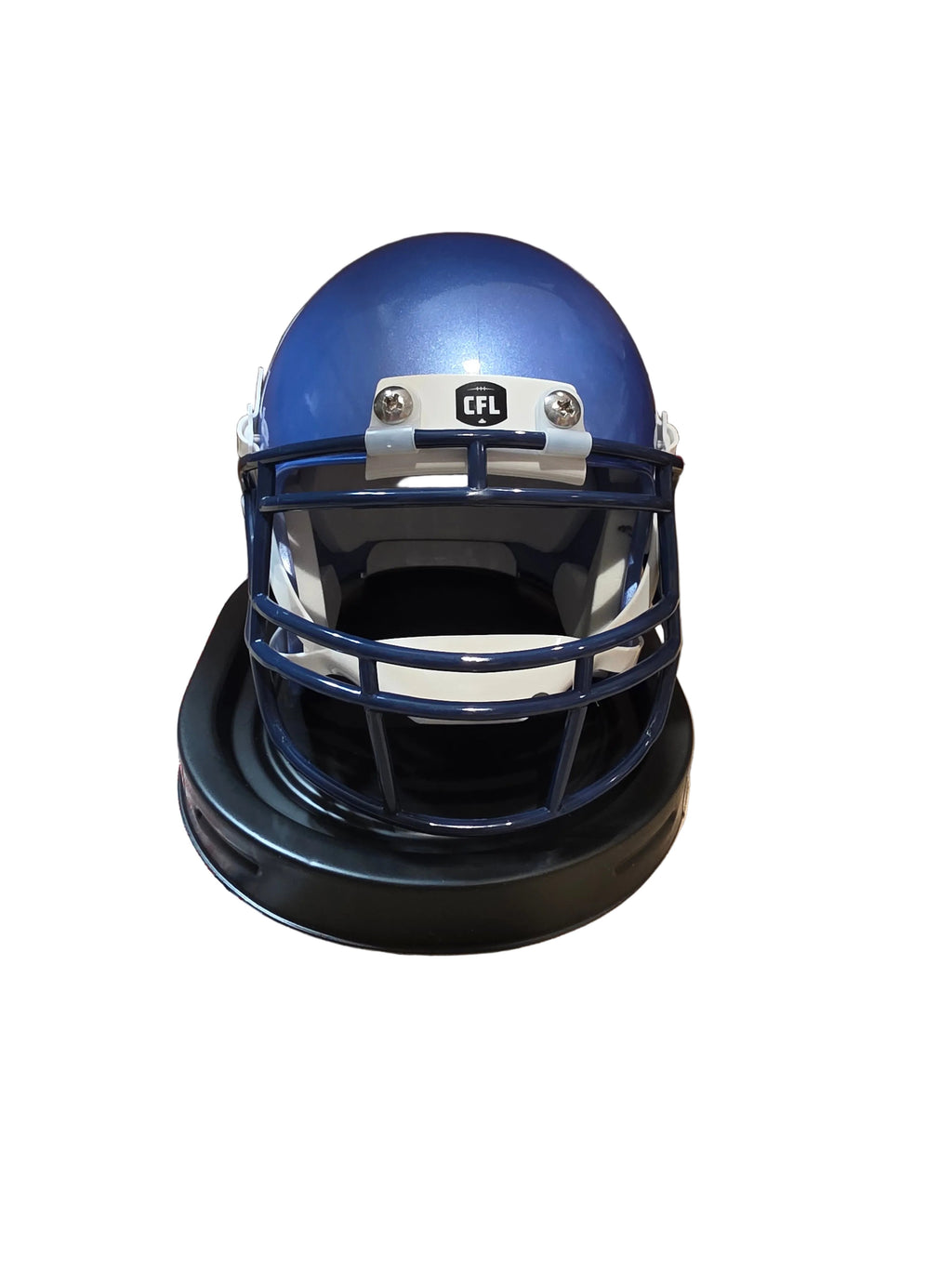 Toronto Argonauts CFL TSV Mini Replica Football Helmet 5" product image 3, provided for visual reference and product detail