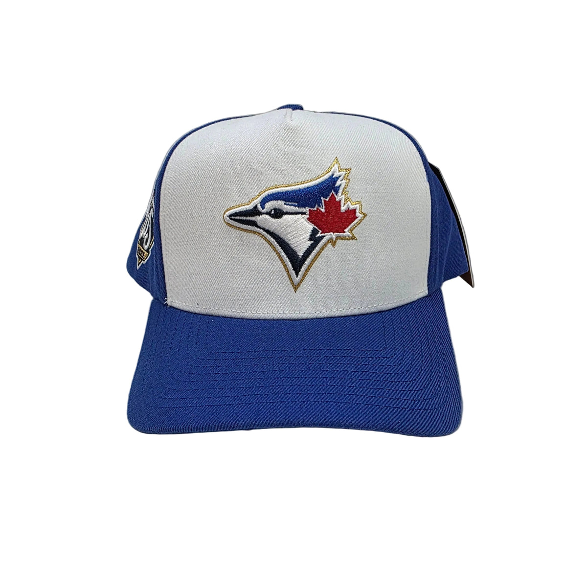 Toronto Blue Jays Mitchell & Ness Men White/Royal Blue 2025 World Series A-Frame Snapback product image 3, provided for