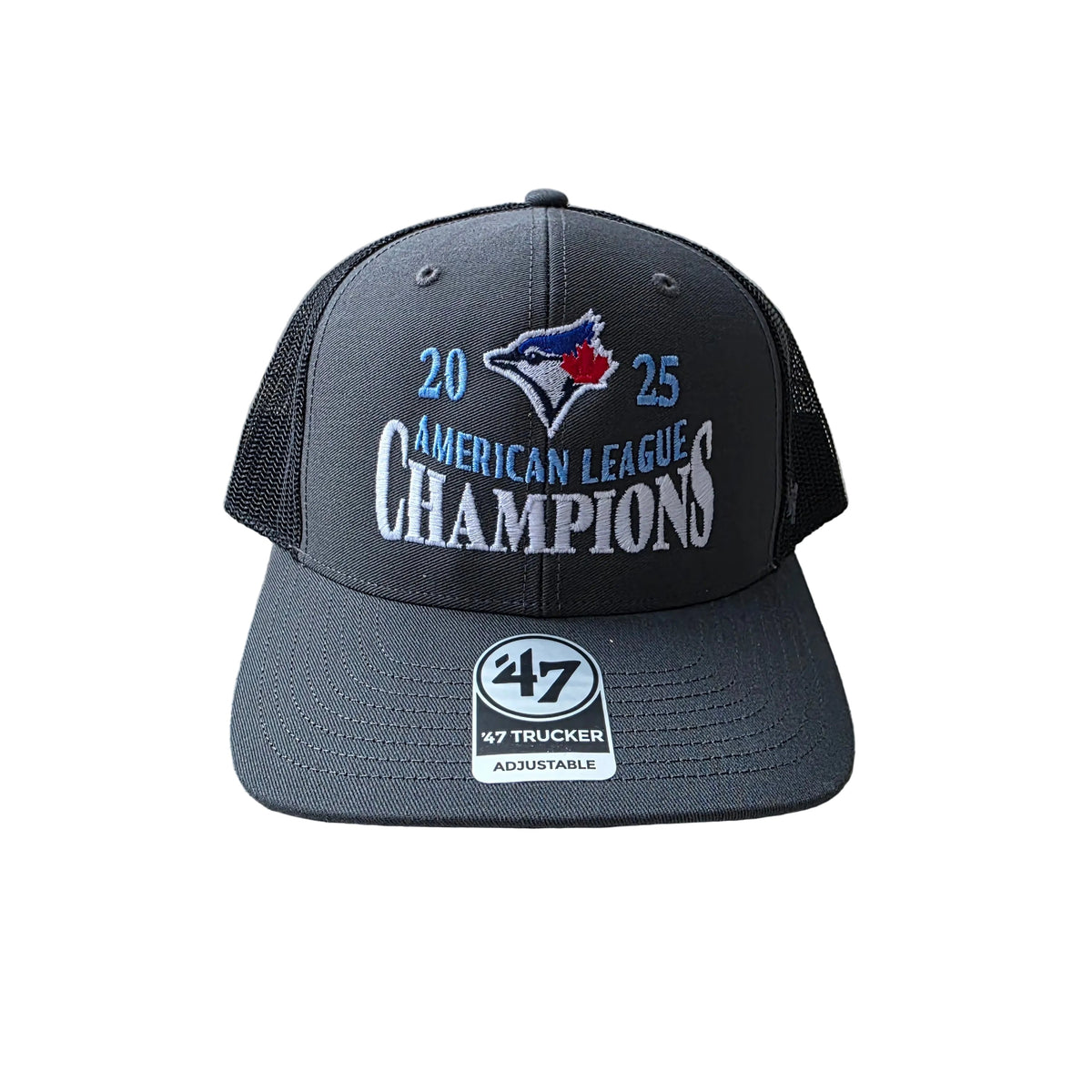 Toronto Blue Jays MLB 47 Brand Men Royal 2025 ALCS Champions Trucker Adjustable Hat product image 2, provided for visual