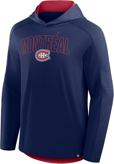 Montreal Canadiens NHL Fanatics Branded Men Navy Penalty Long-sleeve Shirt product image 1, provided for visual reference