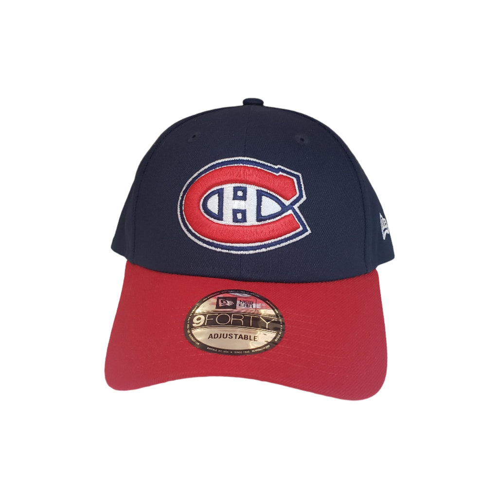 Montreal Canadiens NHL New Era Men Navy/Red 9Forty Two Tone Adjustable Hat product image 3, provided for visual reference