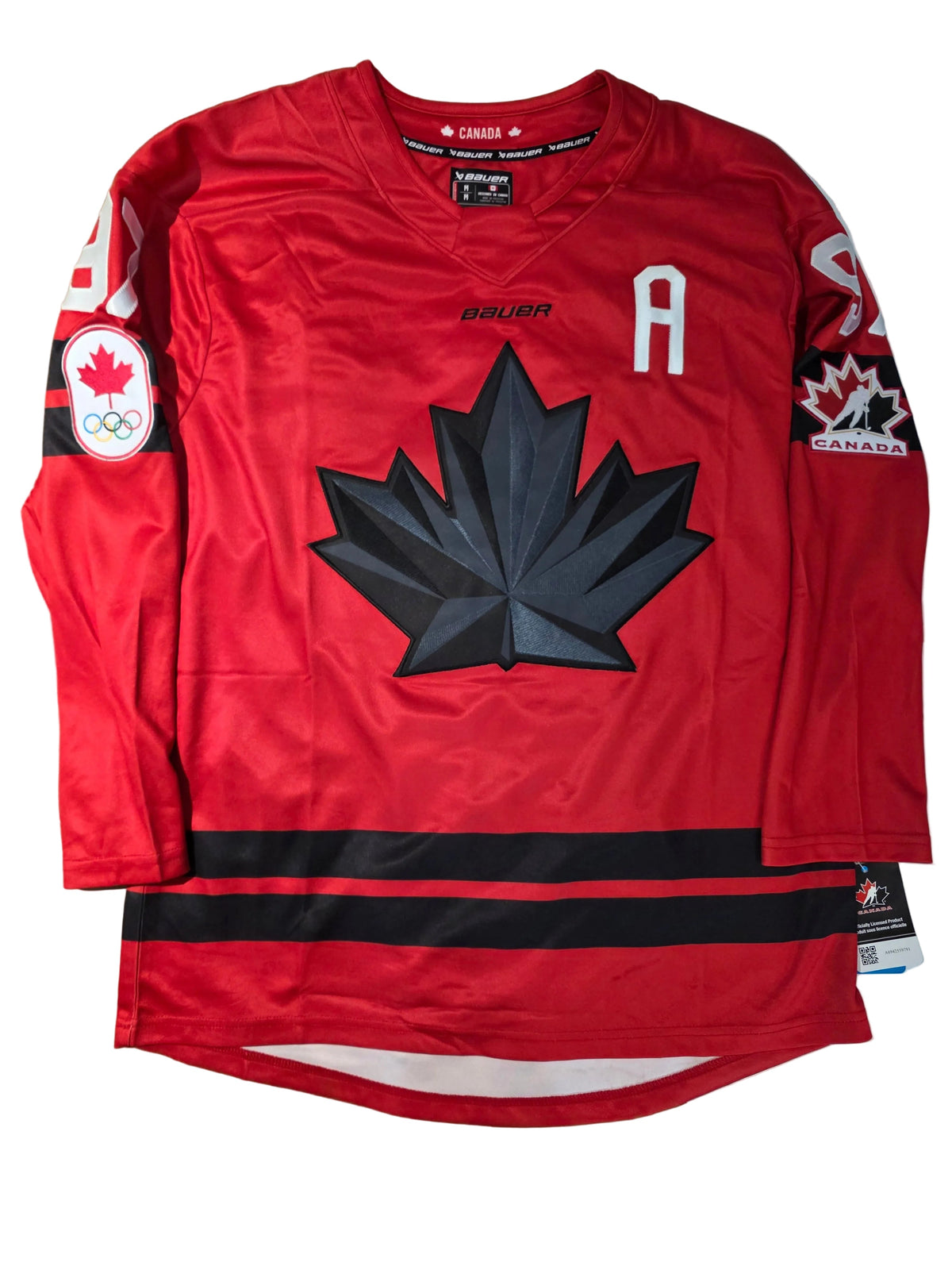 Connor McDavid Hockey Canada IIHF Bauer Men Red 2026 Pro-Stitched Replica Jersey product image 2, provided for visual