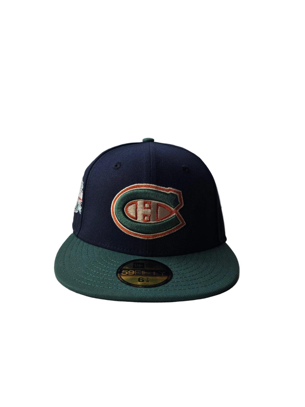 Montreal Canadiens NHL New Era Men Navy/Green 59Fifty 2009 All Star Game Fitted Hat product image 2, provided for visual