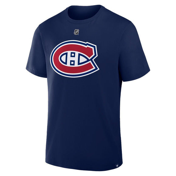 Jakub Dobes Montreal Canadiens NHL Fanatics Branded Men Navy Authentic T Shirt product image 2, provided for visual