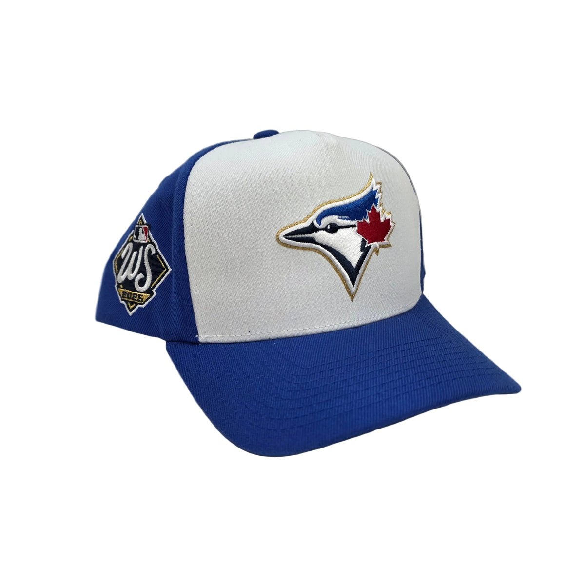 Toronto Blue Jays Mitchell & Ness Men White/Royal Blue 2025 World Series A-Frame Snapback product image 1, provided for