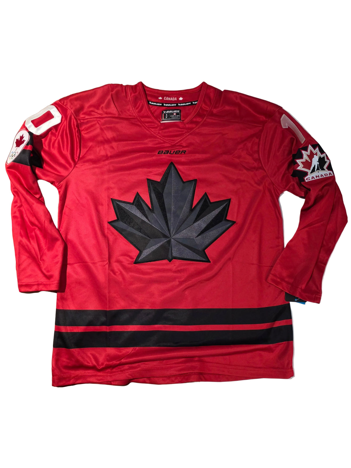 Nick Suzuki Hockey Canada IIHF Bauer Men Red 2026 Pro-Stitched Replica Jersey product image 2, provided for visual reference