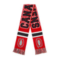 Montreal Canadiens NHL 47 Brand Men Red Breakaway Knit Scarf product image 1, provided for visual reference and product