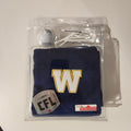 Winnipeg Blue Bombers CFL Towel Ball & Tees Gift Set product image 1, provided for visual reference and product detail review